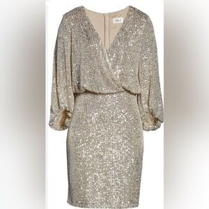 Sequined Shift Dress 
Eliza J. Women Mini Cocktail & Party Dress worn once
